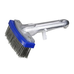 Northlight 5.5&Prime; Stainless Steel Algae Pool Brush Aluminum Handle Connector