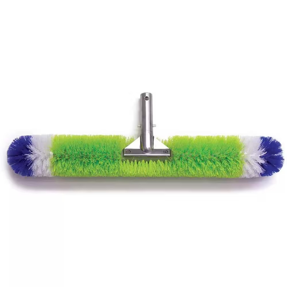 24&Prime; 360° Pool Brush – Rotating Wall & Floor Scrubber, Stain and Algae Remover
