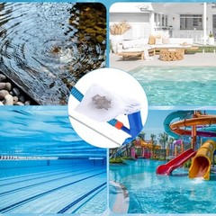 Larrel 4PCS Pool Vacuum Replacement Mesh Bag, Pool Vacuum Filter Bag, 12.6×9