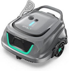 WYBOT A1 Cordless Robotic Pool Cleaner Automatic Pool Vacuum 1076 Sq.ft Grey