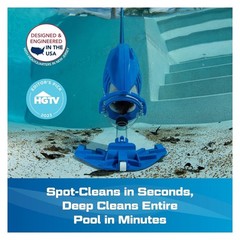 POOL BLASTER Millennium Cordless Pool Vacuum, for above/inground pools w/Suction