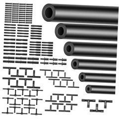 Silicone Vacuum Hose Kit 6PCS 6.6FT 1/8&Prime; 5/32&Prime; 3/16&Prime; 1/4&Prime; 5/16&Prime; 3/8&Prime; 6.6FT 6PCS