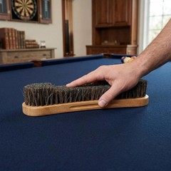 12 Inch Standard Pool Table Brush- Soft Horsehair Bristles Gently Clean Pool …