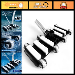 14.4&Prime; Weighted Pool Vacuum Head – Flexible Design for Inground & Above Ground Po