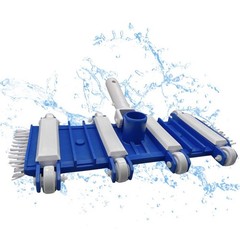 Deluxe 15-Inch Pool Vacuum Head with Wheels for Above Ground & Inground Pools