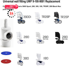 ATIE Universal Wall Fitting UWF Connector Assembly 9-100-9001/Wall 2 Pack