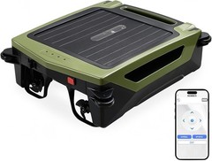 Solar Powered Robot Pool Skimmer with App Control and 24/7 Continuous Cleaning