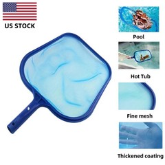 Swimming Pool Leaf Skimmer Net, Clean Pool, Spa, Pond, Remove Leaves Net 11&Prime;