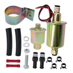 Universal 6 Volt Electric Fuel Pump with Installation Kit Replacement for E8011