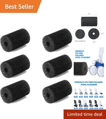 6 Pack Sweep Hose Tail Scrubbers for Polaris Pool Cleaners – Enhanced Efficiency