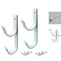 Durable 2 PCS Pool Pole Hooks – Lightweight & Rust Resistant for Outdoors