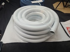 1-1/2&Prime; Swimming Pool SUCTION Hose ONLY-WHITE-50 ft
