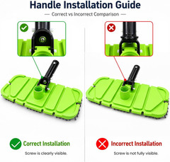 Pool Vacuum Head with Brush,Weighted & Flexible Body,For Inground/Above Ground S