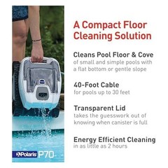 Polaris P70 Above Ground Robotic Pool Cleaner F70