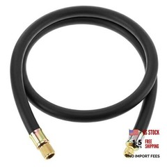 HVAC Refrigerant Charging Vacuum Hose, 6 ft, 800 Psi 1/2&Prime; to 1/4&Prime; Fittings