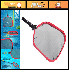 Heavy Duty Large Swimming Pool Leaf Skimmer Net – Aluminum Frame for Fast Cleani
