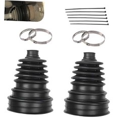 2 PCS CV Axle Boot, Leak Proof Wear Resistant Bushing, No-opening External