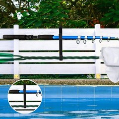 Durable Pool Fence Equipment Hooks x2 – Easy Install, Multiple Applications