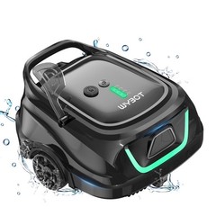 WYBOT A1 Robotic Pool Cleaner – Dual Layer Filtration, Strong Suction, 130 Mi…
