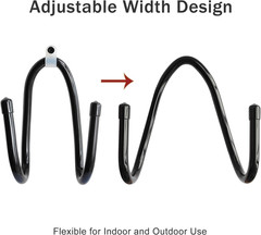 6PCS Chain Link Fence Hooks, Fence Hangers for Leaf Rakes, Pool Poles,Nets,Brush