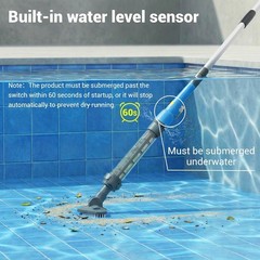 Lightweight Above Ground Pool Vacuum with 2 Brush Heads – Effortless Cleaning