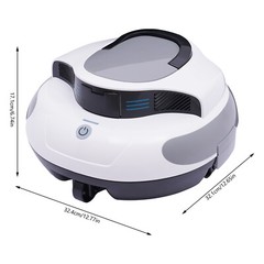 Automatic Pool Cleaning Robot Above/in-Ground Cordless Robotic Vacuum Cleaner