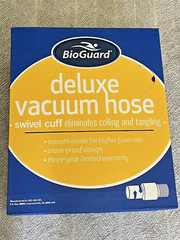 BIOGUARD NIB Deluxe Vacuum Hose | Swivel Cuff | White On Black | 50&prime;