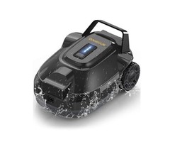 Cordless Pool Robot Vacuum Rechargeable Robotic Cleaner for Flat Pools up to 900