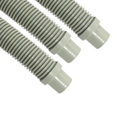 Puri Tech Vac Hose Navigator Pool Vac Ultra Aquabug 1.5 in x 4 ft Lt. Grey 3 pk