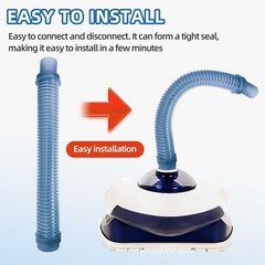 GW7911 Cleaner Leader Hose Short, for Pentair Kreepy Krauly SandShark GW 7900…