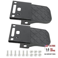 Pairs Metal and Non-Slip Tread ATV Foot Rests for Four Wheeler Rear Passenger 1