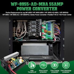 RV WF-8955-MBA 55 Amp Converter – wf-8955an Power Converter Assembly Black