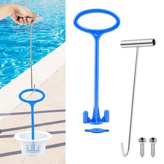 Pool Skimmer Basket Handle Hook Universal Inground Filter Basket Lifter Tool