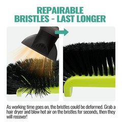 18&Prime; Pool Brush Head for Cleaning Swimming Pool Walls, Curved Ends HighEfficie…