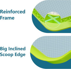 Pool Skimmer Net – Professional Heavy Duty Reinforced Frame Leaf Rake