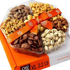 Oh Nuts 7 Variety Nuts Gift Basket Healthy Food Assorted Nuts Gifts Baskets …