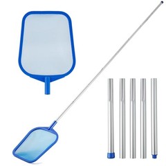 Pool Skimmer – Pool Skimmer Net with 5 Section Pool Skimmer Net with Pole
