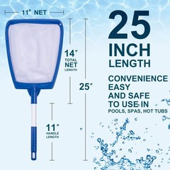Hot Tub Skimmer Net Handheld, Professional Pool, Spa, Pound Skimmer Net with …