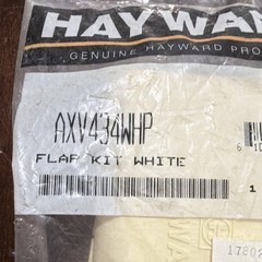 OEM NEW Hayward AXV434WHP Flap Kit White Pool Cleaner Flap, Chlorine Resistant