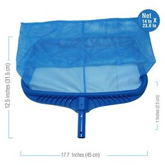 Stargoods Pool Skimmer Net, Heavy Duty Leaf Rake Cleaning Tool, Fine Mesh Net…