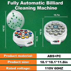 Pool Ball Cleaner Pool Ball Polishing Cleaning Machine Billiard Ball Cleaner Ele