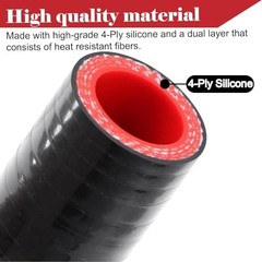 Silicone Coolant Cap Vacuum Hose Plug with Clamp,High Temperature 3/4&Prime;(19mm)