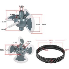 MX8 / MX6 Pool Cleaner Tune Up Kit Replacement Parts for Zodiac Baracuda R052490
