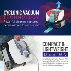 Polaris P70 Above Ground Robotic Pool Cleaner F70