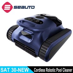 Seauto Pool Vacuum, Robotic Pool Cleaner for Inground Pools, App Support Wall