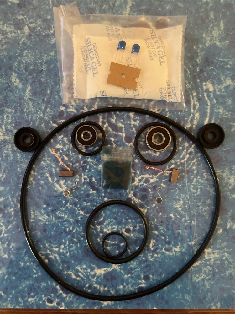 Dolphin Housing Impeller Motor 5500026 Repair Kit + Capacitor No Diverter Seals