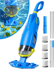 2026 Upgraded Cordless Pool Vacuum for Inground Pools | 20.5 GPM Powerful Suctio