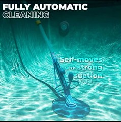 Automatic Pool Cleaner Vacuum Side Suction Wall Climb In Ground Hose Set