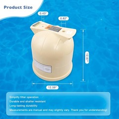 ATRACYPART Pool Filter Lid Replacement for Pentair Clean & Clear CC150 CC75