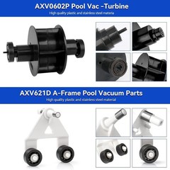 Pool Cleaner Parts Kit for Hayward Pool Vac Navigator Ultra Aquadroid Black